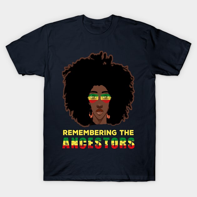 Remembering The Ancestors Juneteenth Freedom T-Shirt by musicanytime